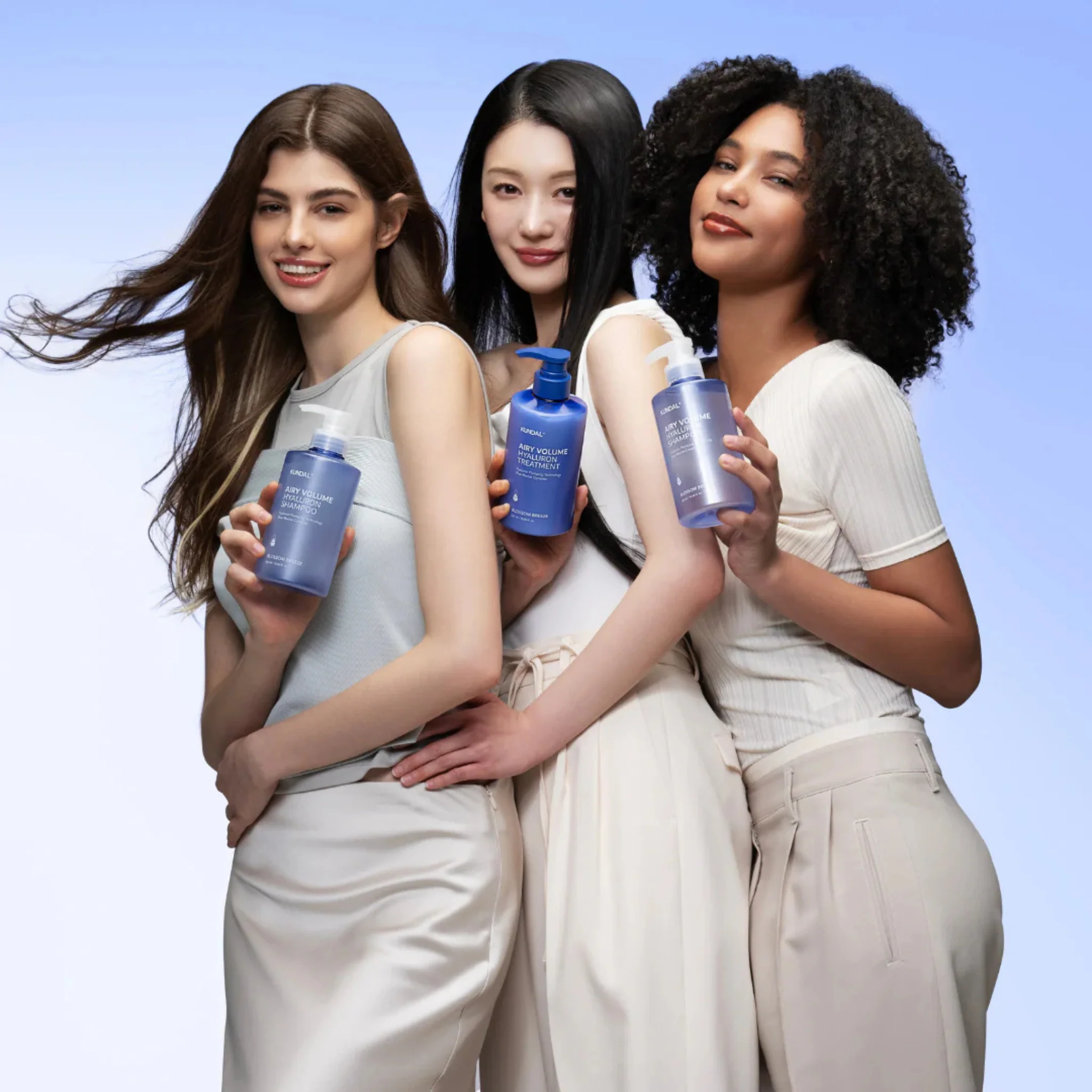 Airy Volume Hyaluron Shampoo (500ml) - Blossom Breeze - Image 3