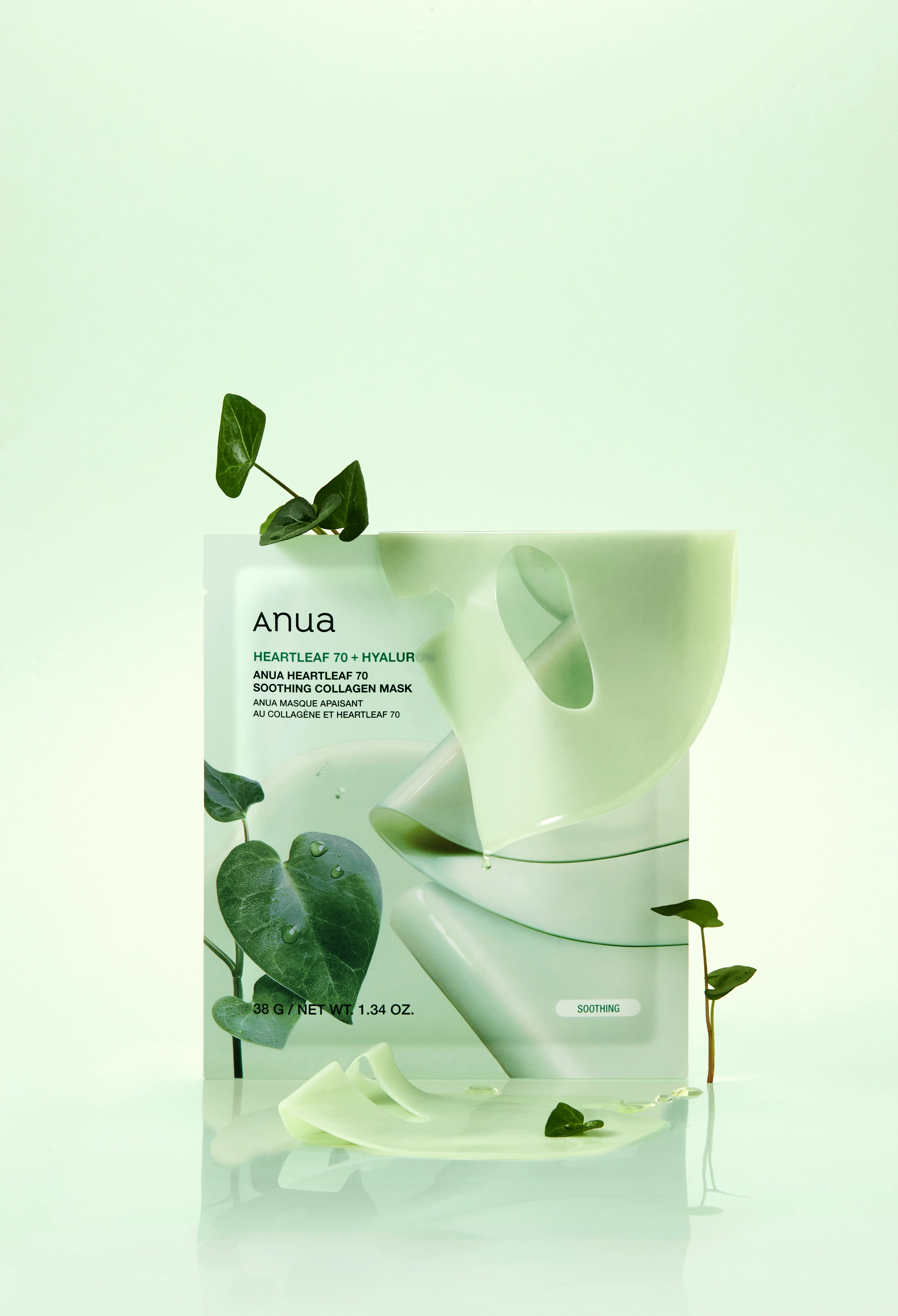 Heartleaf 70 Soothing Collagen Mask (4 pcs) - Image 5