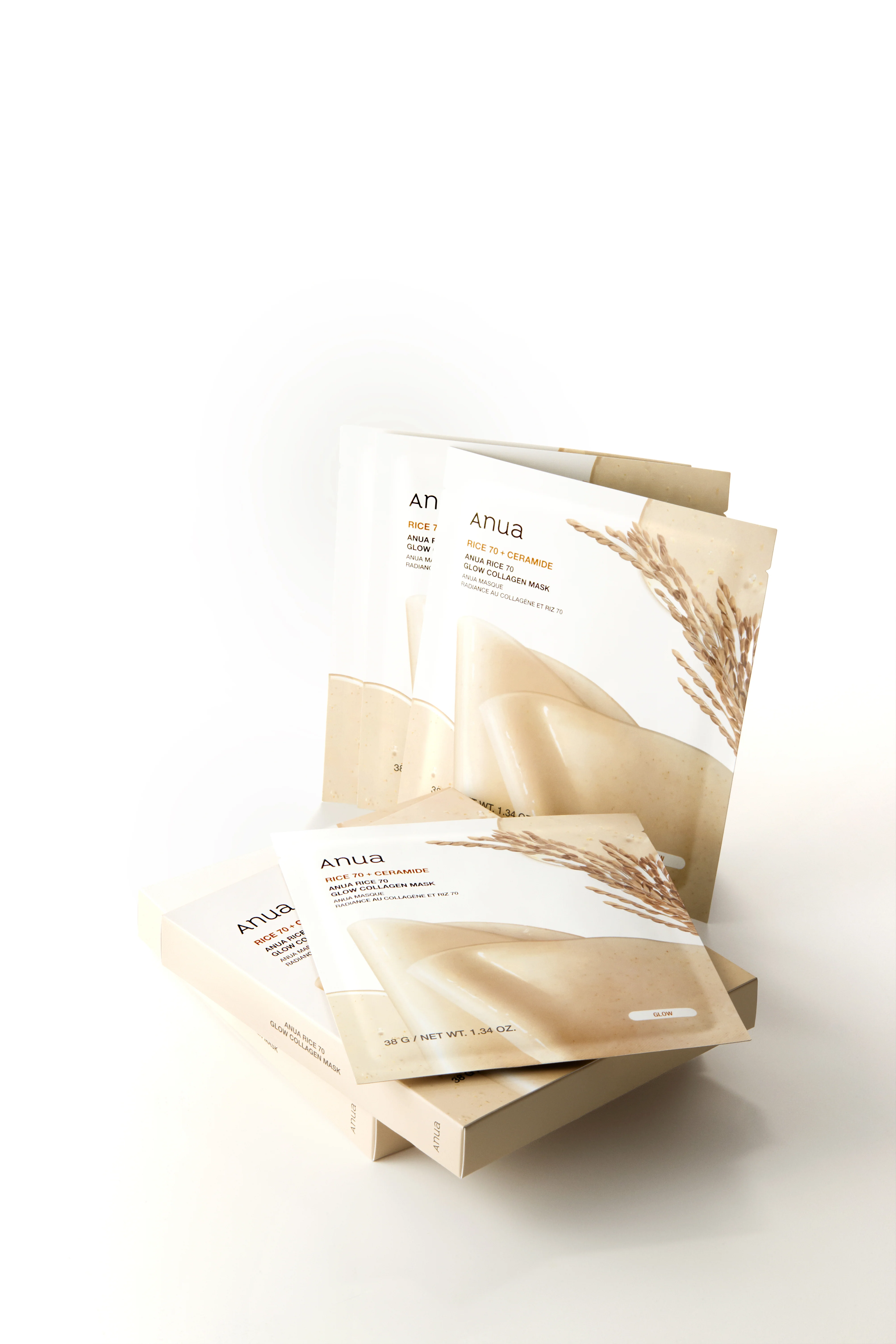 Rice 70 Glow Collagen Mask (4 pcs) - Image 5