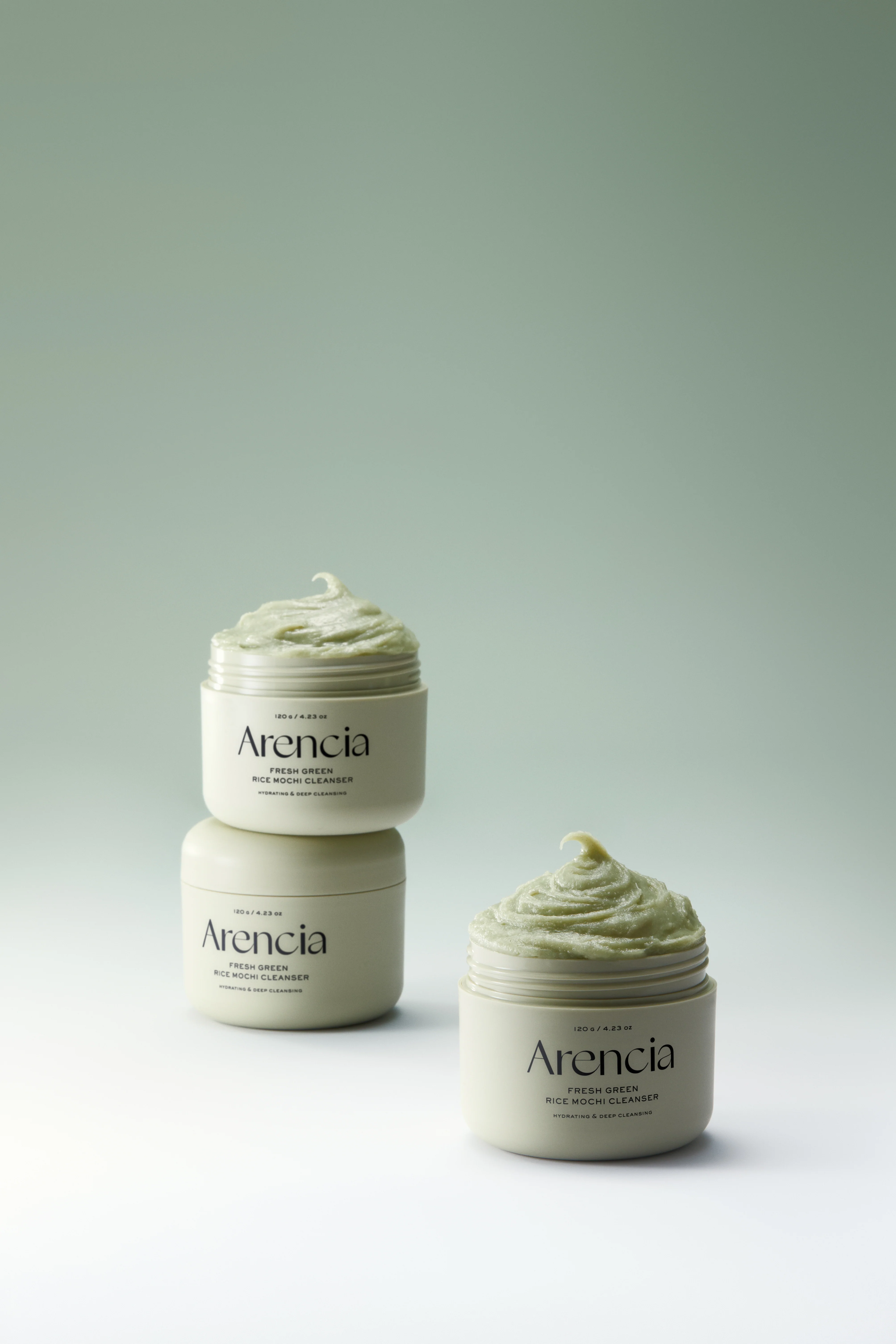 Fresh Green Rice Mochi Cleanser (120g) - Image 2