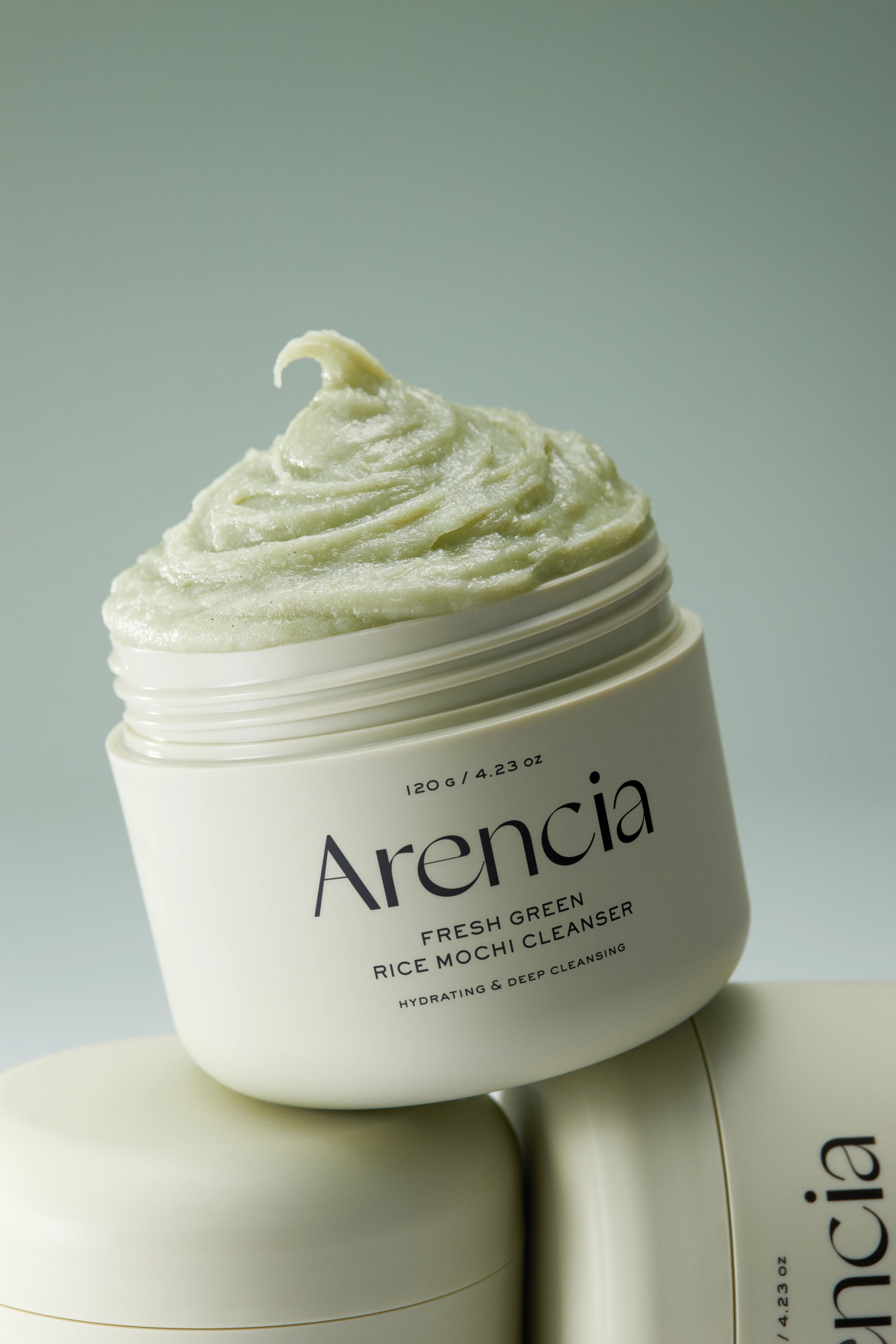 Fresh Green Rice Mochi Cleanser (120g) - Image 4