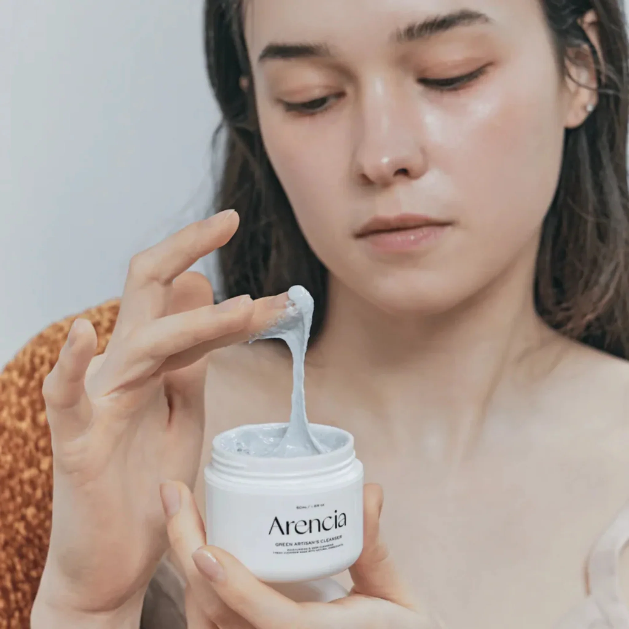 Blue Hyssop Rice Mochi Cleanser (120g) - Image 3
