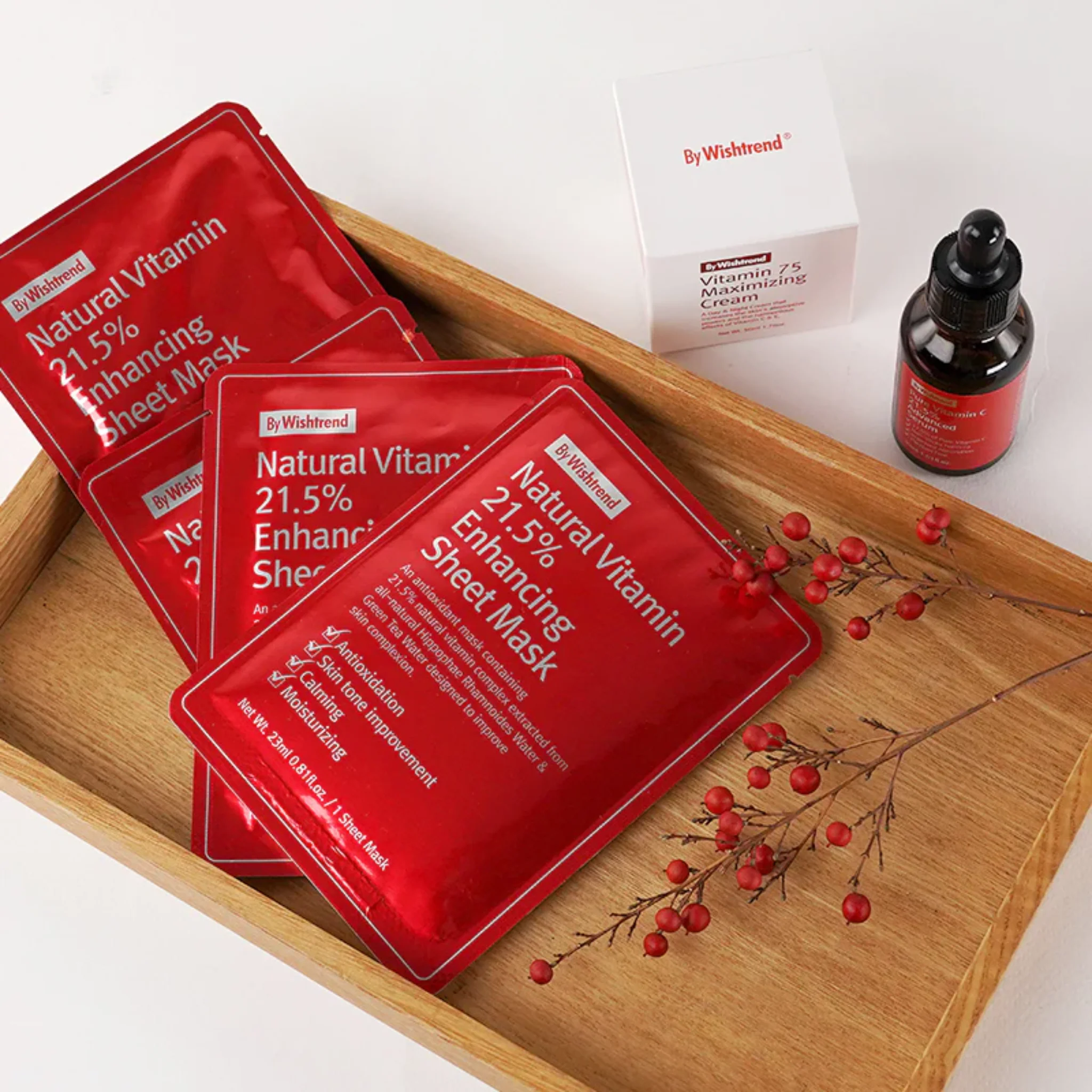 Natural Vitamin 21.5 Enhancing Sheet Mask (23ml) - Image 3