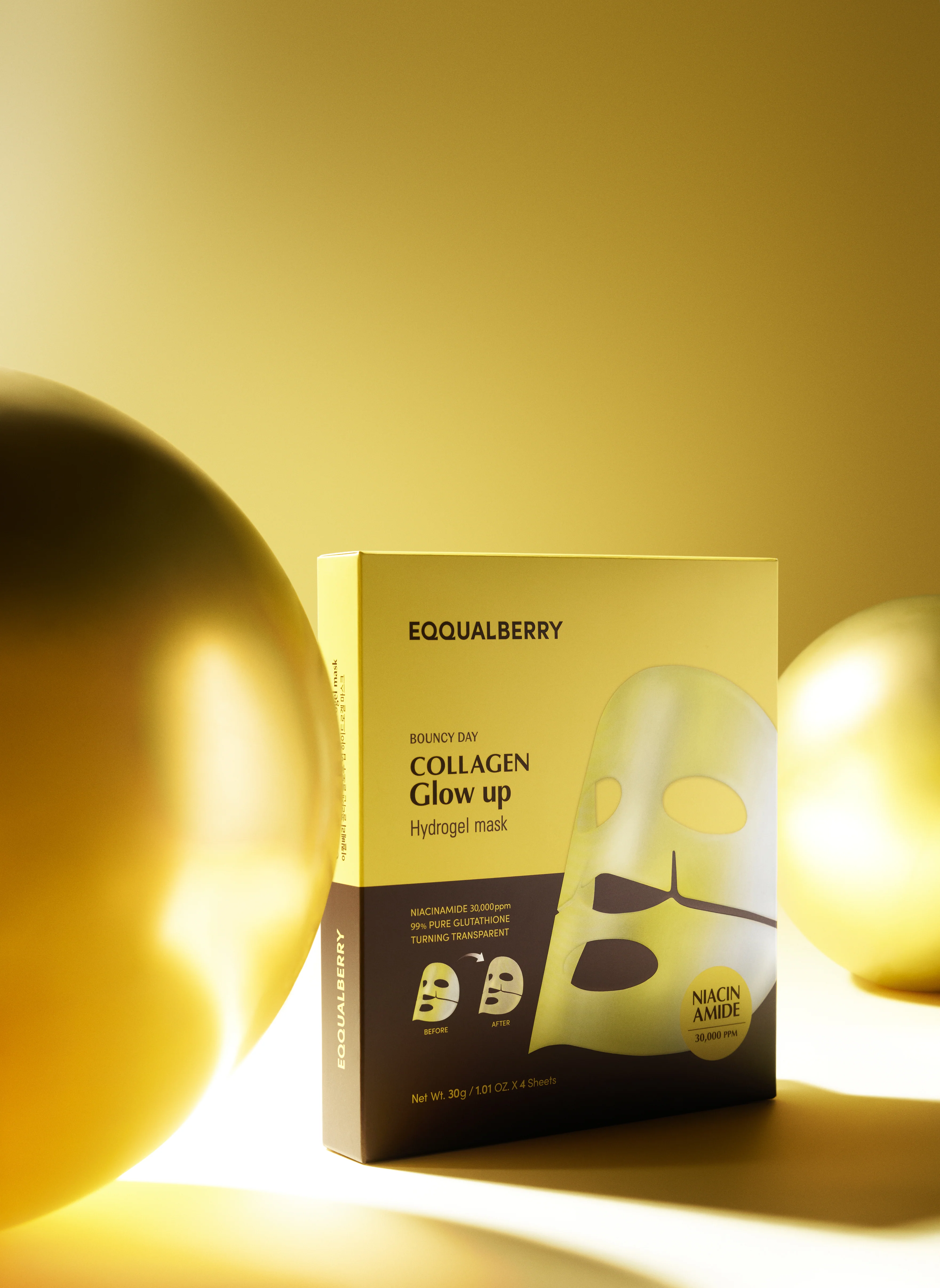 Collagen Glow Up Hydrogel Mask (1pcs or Entire Pack) - Image 3
