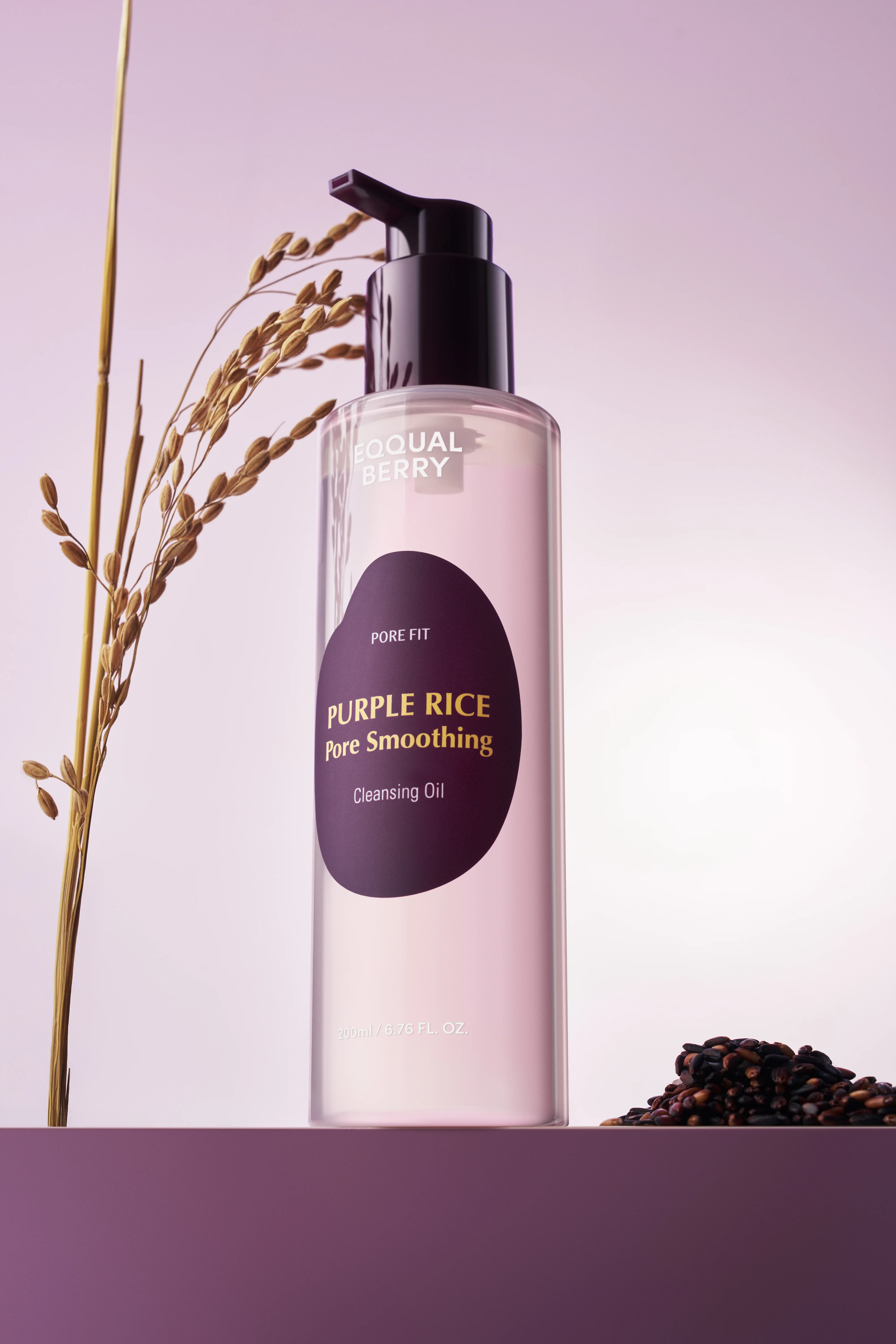 Purple Rice Pore Smoothing Cleansing Oil (200ml) - Image 3