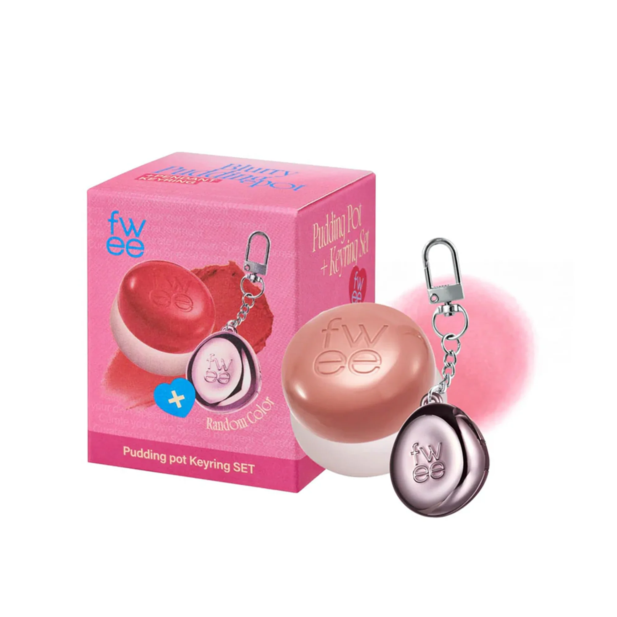 Lip & Cheek Blurry Pudding Pot - 35 Options (5g) + Pendant Keyring - Image 5