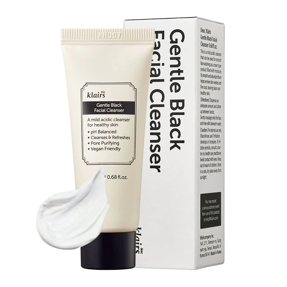 Gentle Black Facial Cleanser Mini (20ml) - Image 2