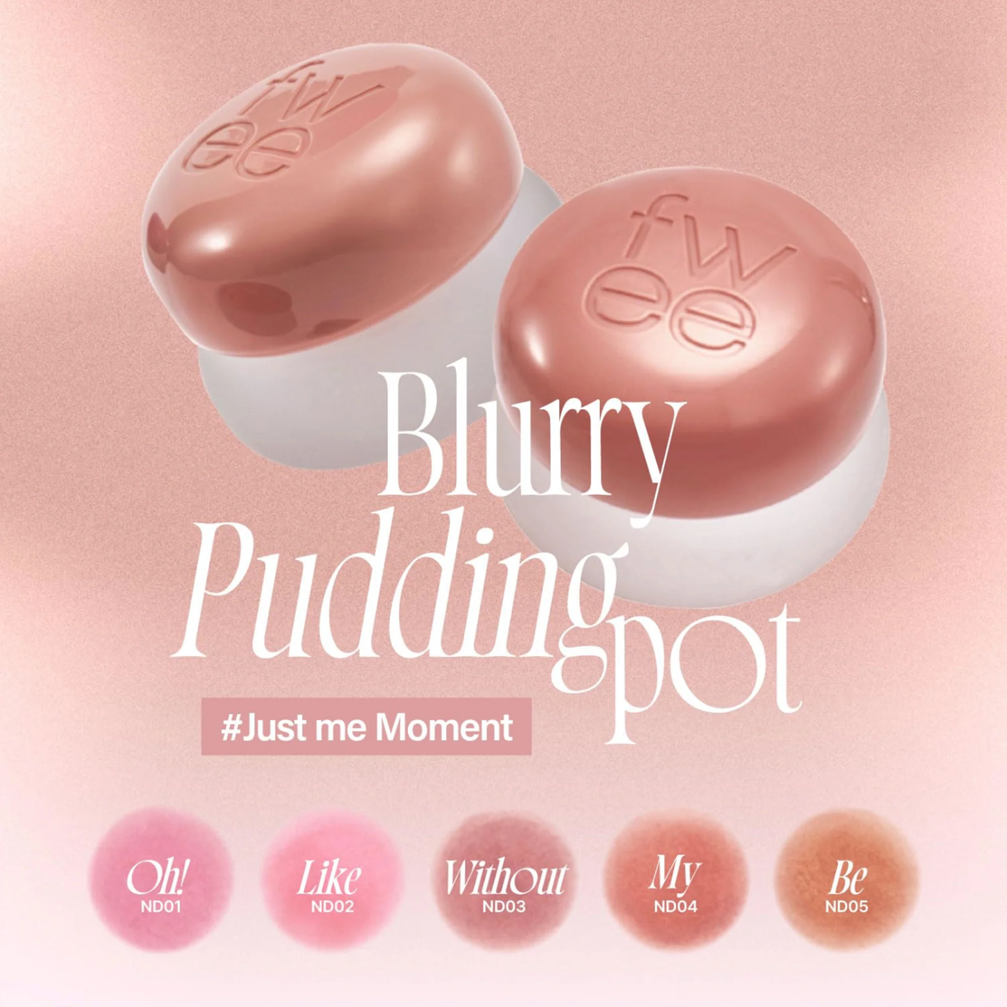 Lip & Cheek Blurry Pudding Pot - 28 shades (5g) - Image 6