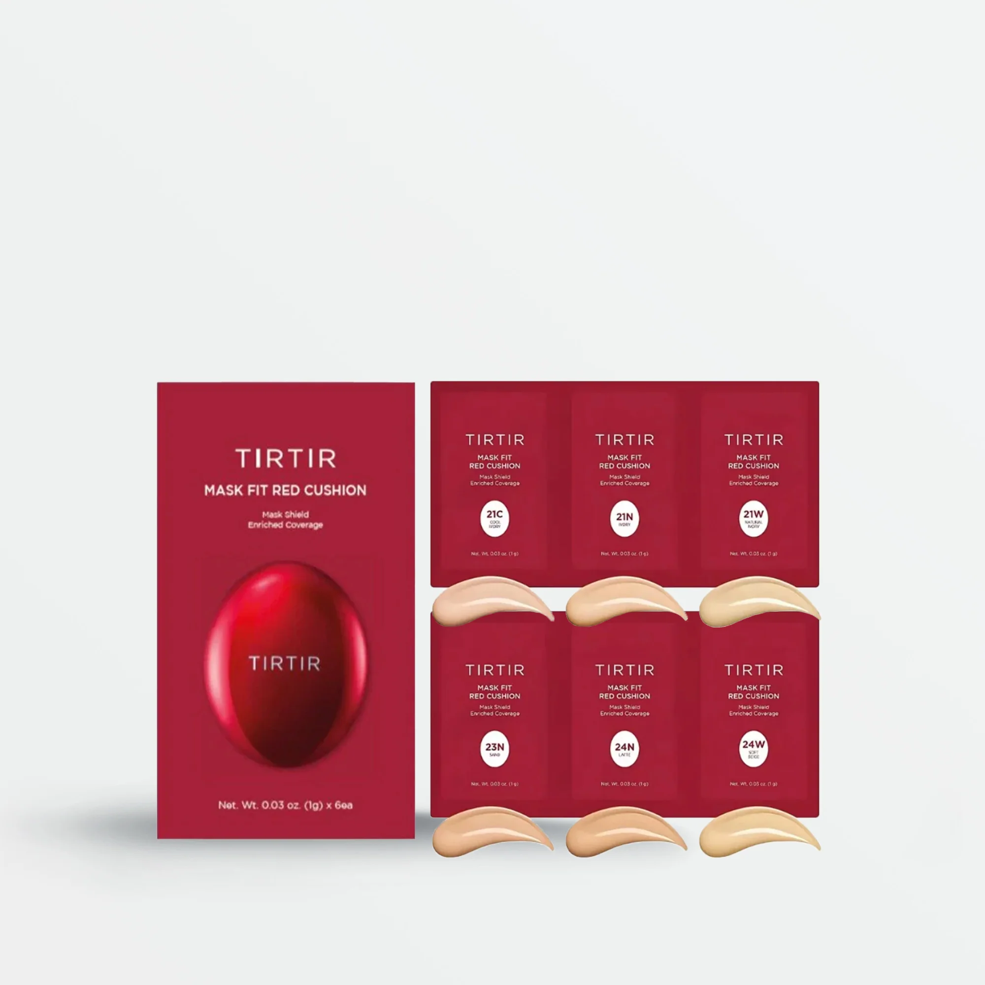 Mask Fit Red Cushion 6 Shade Trial Kit (5 Colours) - Image 2