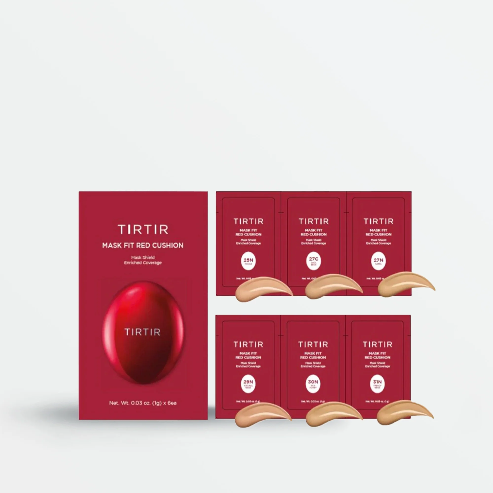 Mask Fit Red Cushion 6 Shade Trial Kit (5 Colours) - Image 3
