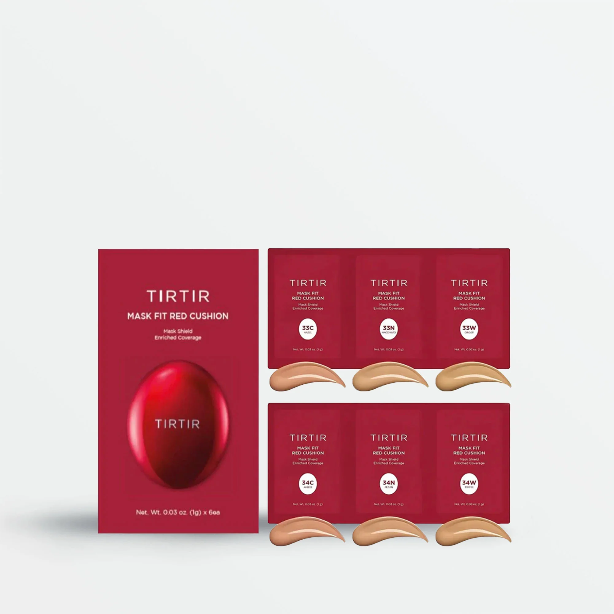 Mask Fit Red Cushion 6 Shade Trial Kit (5 Colours) - Image 4
