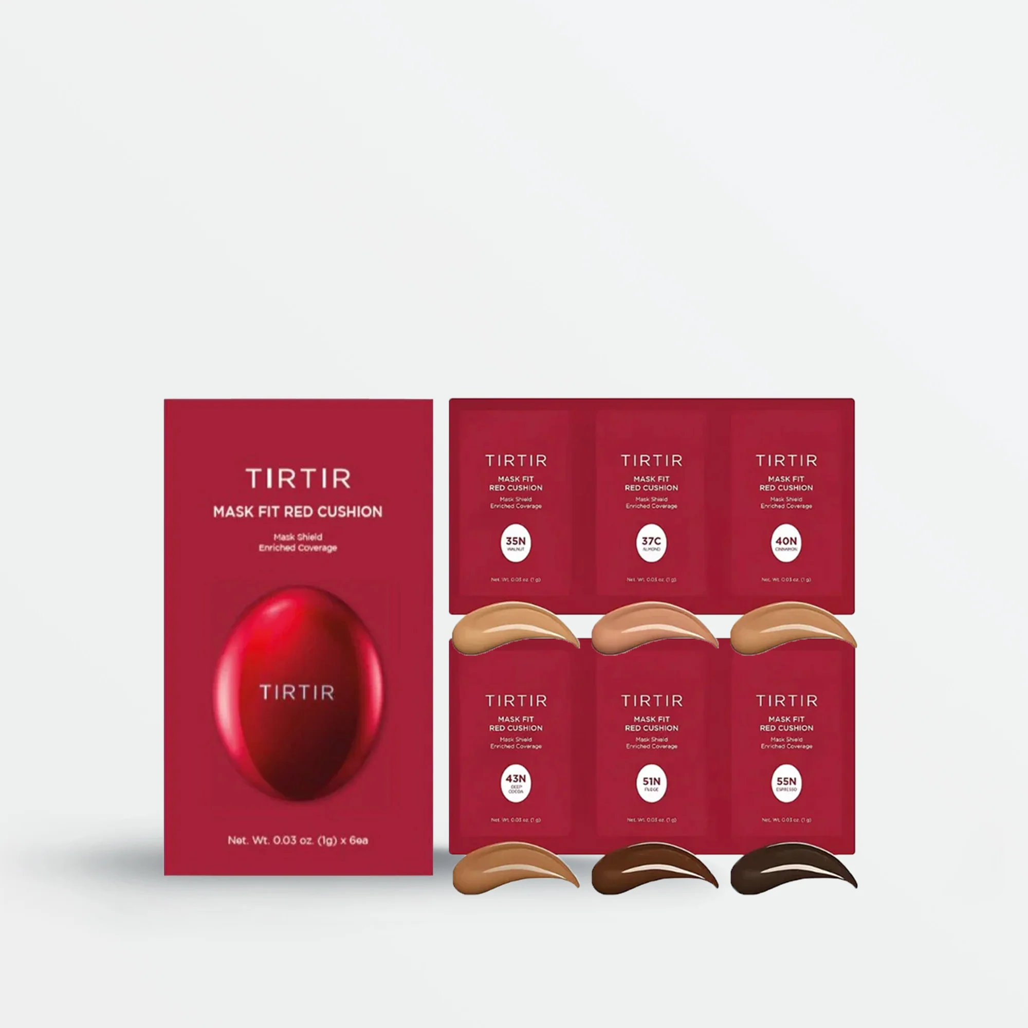 Mask Fit Red Cushion 6 Shade Trial Kit (5 Colours) - Image 5