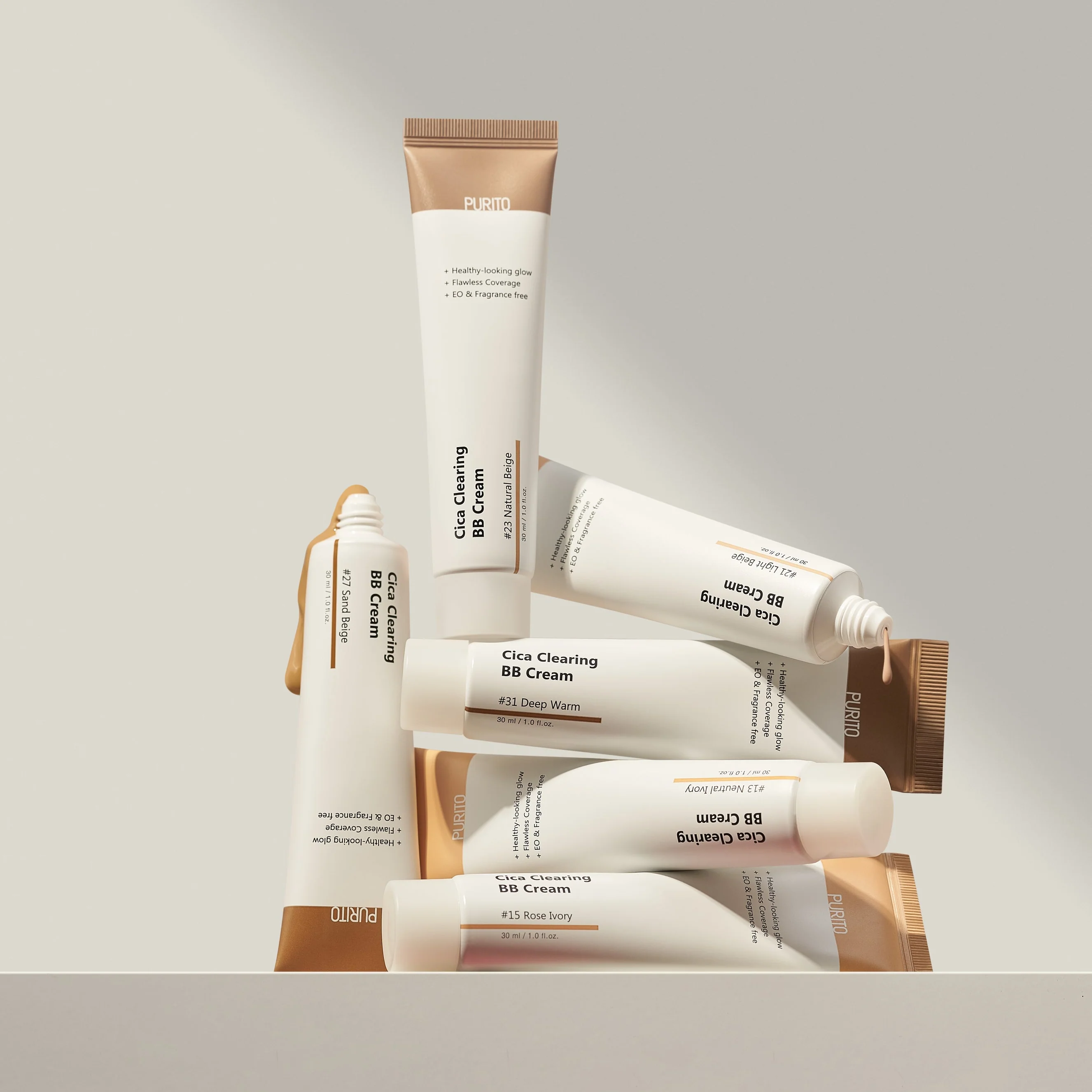 Cica Clearing BB Cream SPF38 - 6 Options (30ml) - Image 2