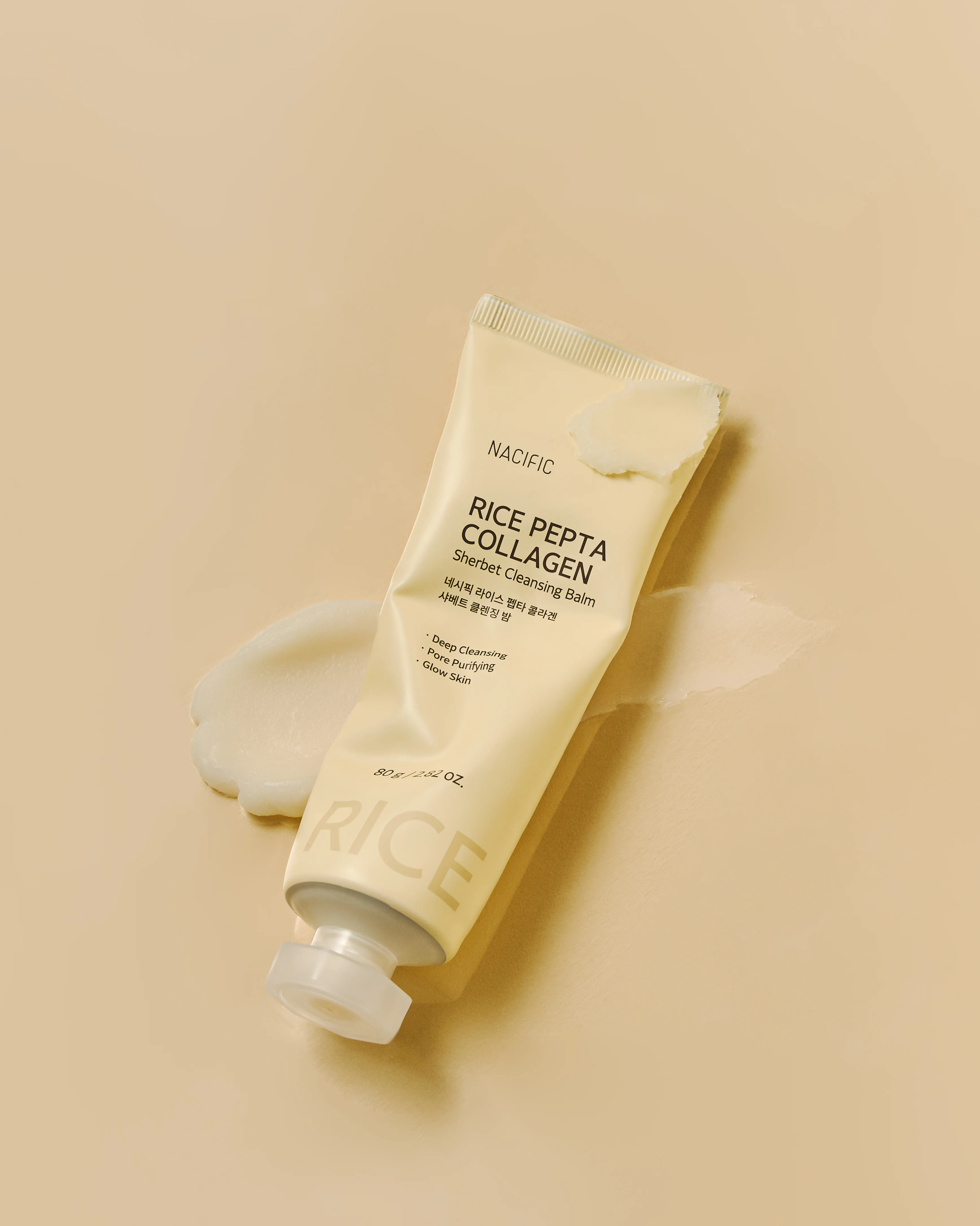 Rice Pepta Collagen Sherbet Cleansing Balm (80g) - Image 3
