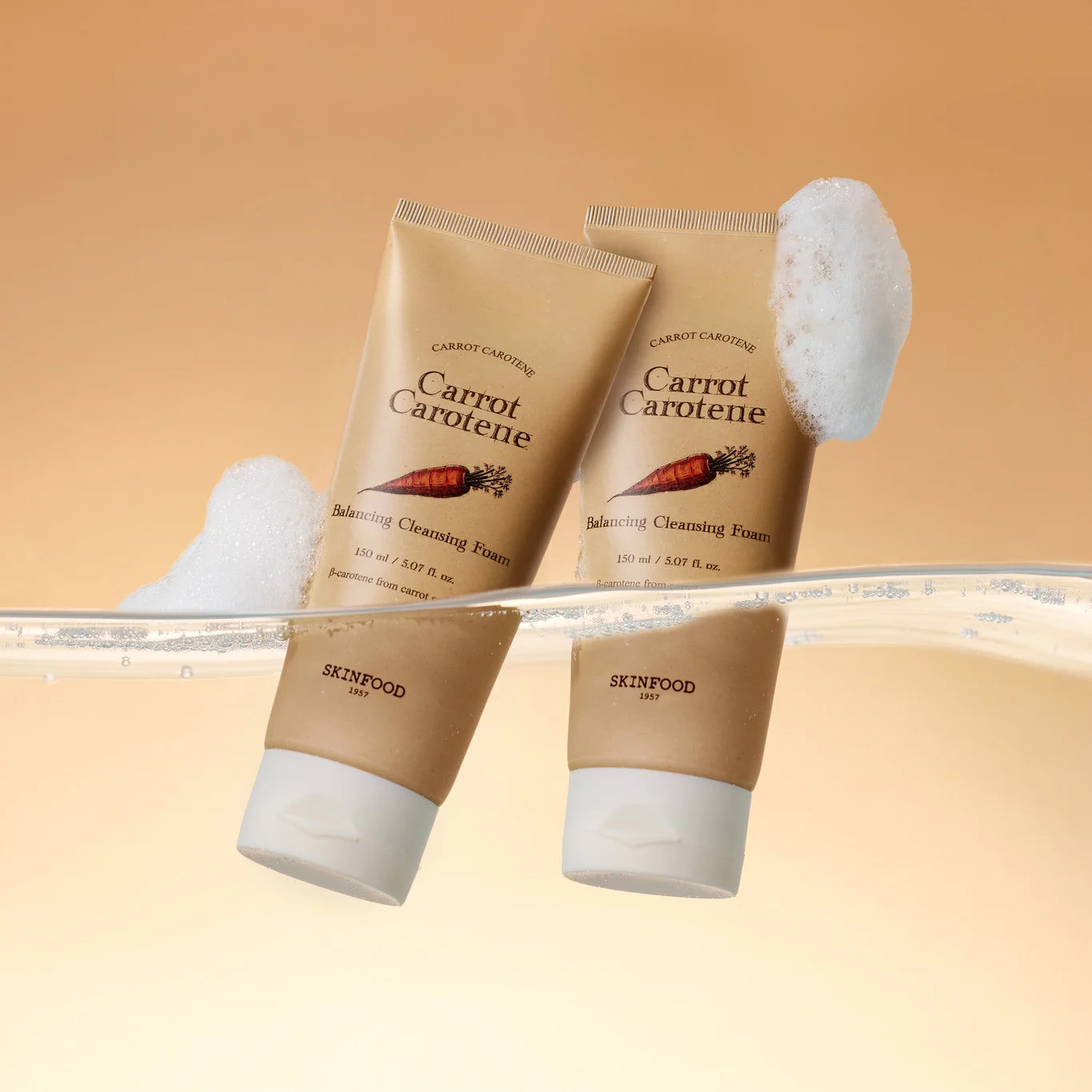 Carrot Carotene Balancing Cleansing Foam (150ml) - Image 4
