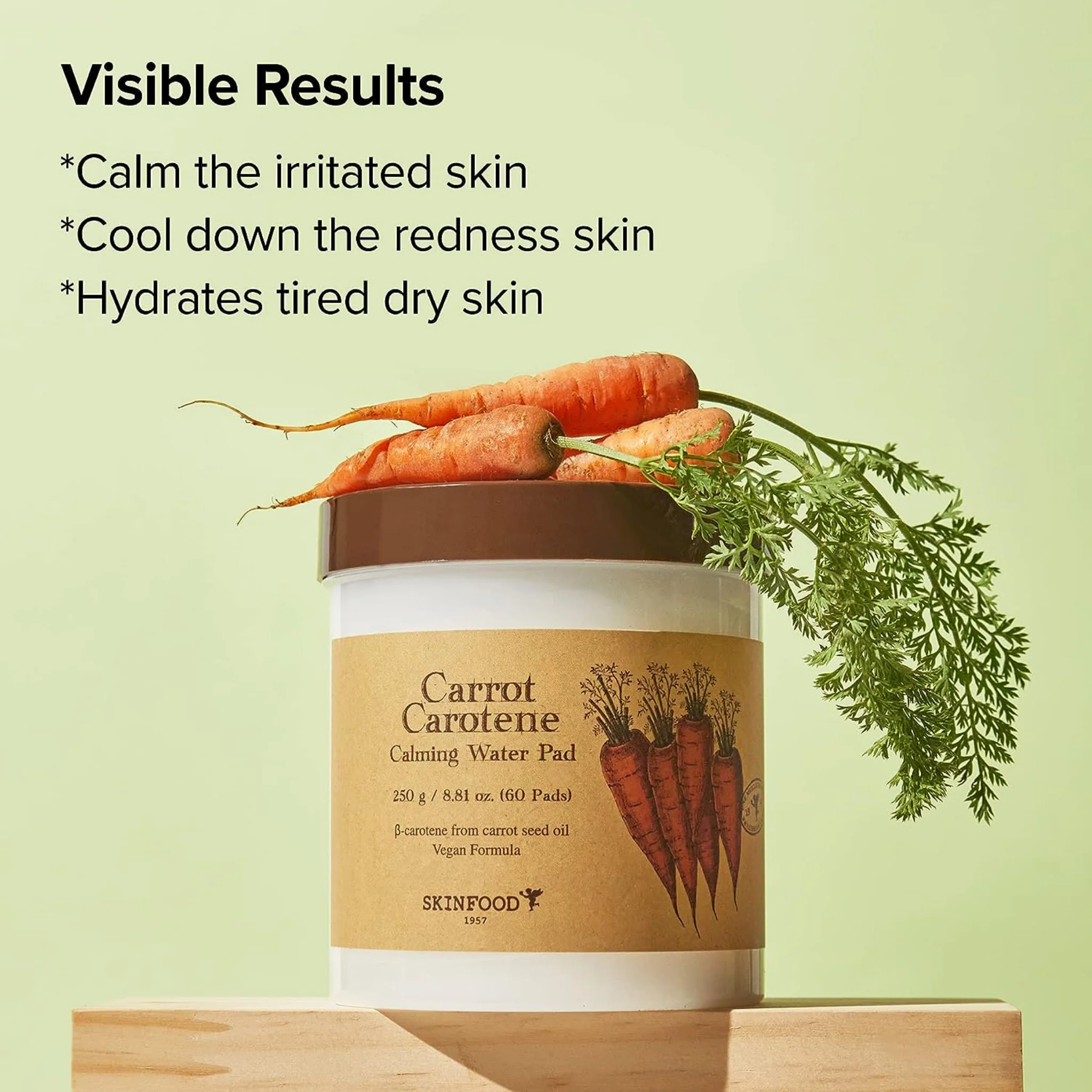 Carrot Carotene Calming Water Pad (60 pads) - Image 5