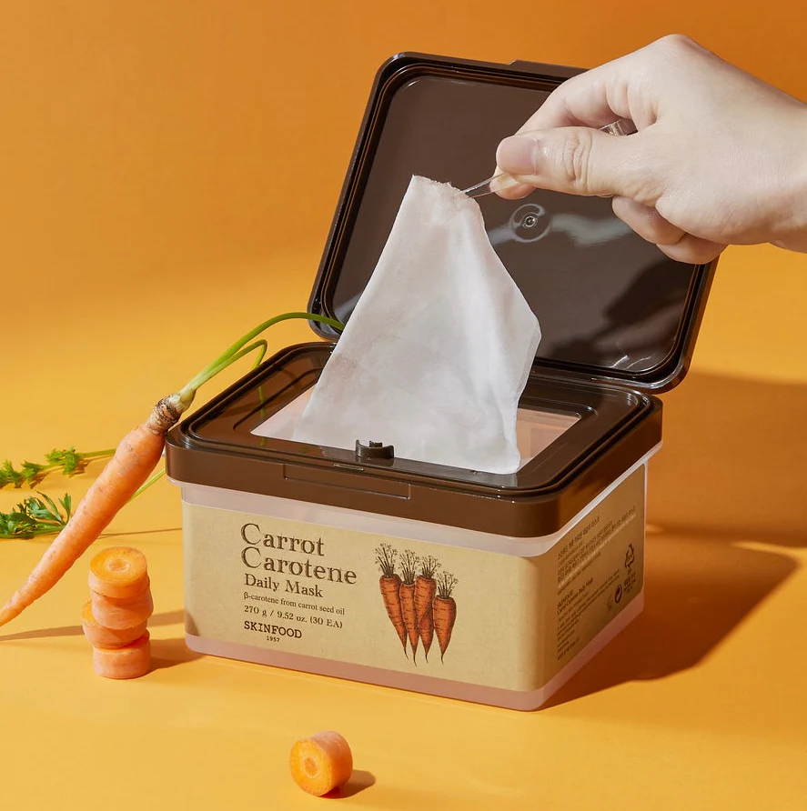 Carrot Carotene Daily Mask (30 Sheets) - Image 4