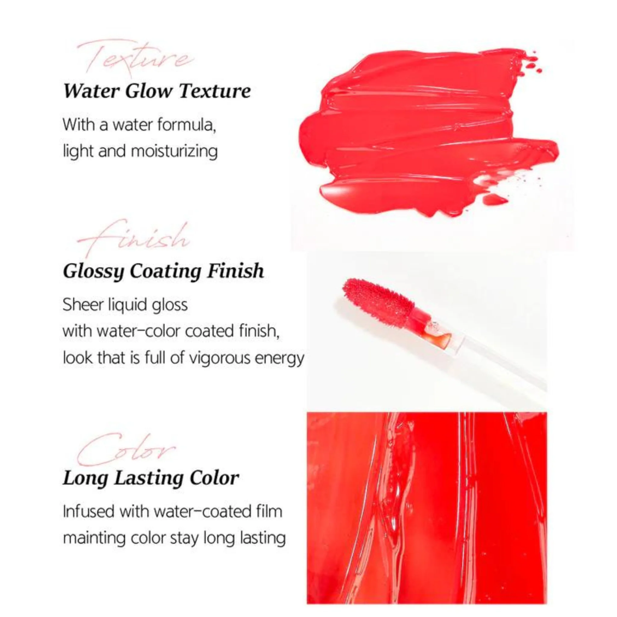 Shine Mood Slick Lip Tint 4g - 08 Lucid Red - Image 2