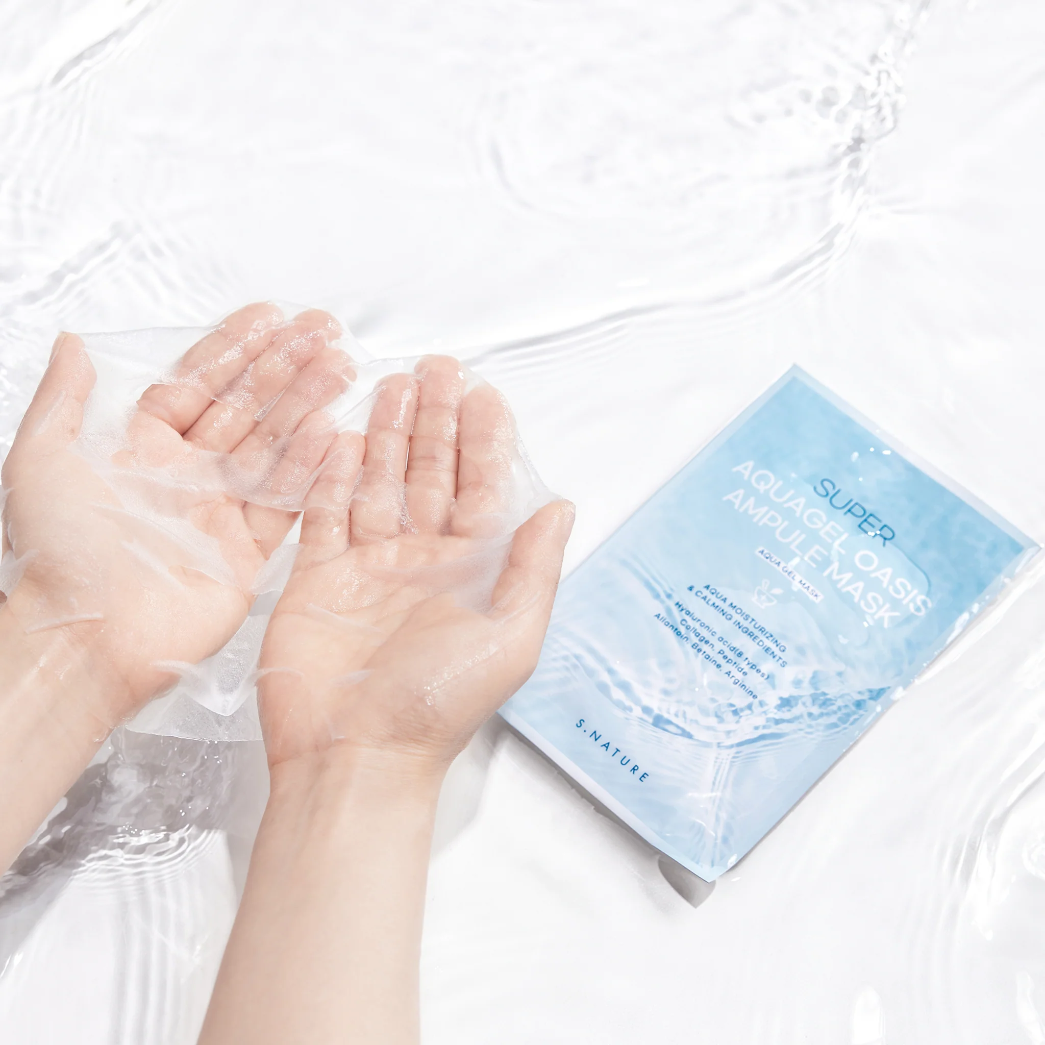 Super Aquagel Oasis Ampoule Mask (5pcs or 10pcs) - Image 2