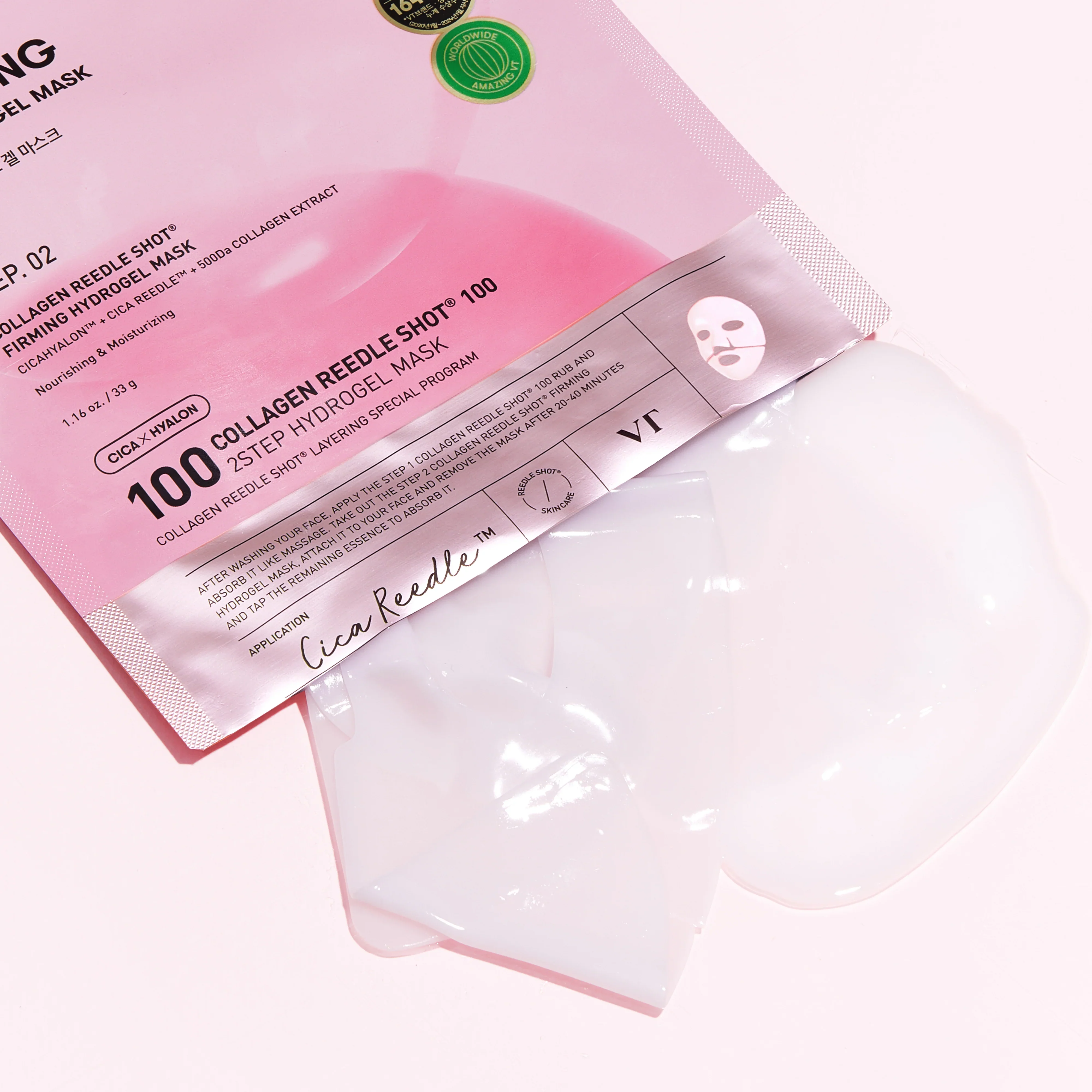 Collagen Reedle Shot 100 2-Step Hydrogel Mask - Image 3